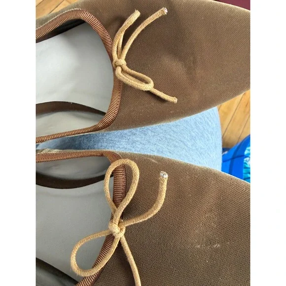 Freda Salvador Jada velvet square toe ballet flat in dijon mustard - Picture 9 of 11